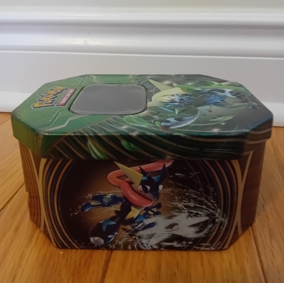 Pokemon Y2K Trading Card Game TCG Empty Tin Anime Japan Chesnaught - Picture 5 of 9